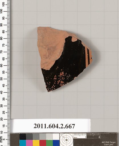 Terracotta fragment of a column-krater (bowl for mixing wine and water)
