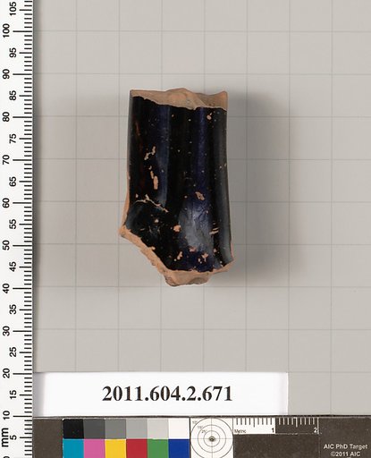 Terracotta fragment of a column-krater (bowl for mixing wine and water)