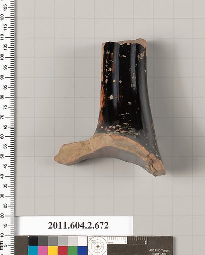 Terracotta fragment of a column-krater (bowl for mixing wine and water)