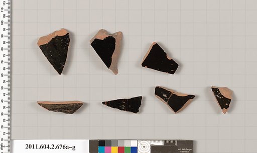 Terracotta fragments of column-kraters (bowls for mixing wine and water)