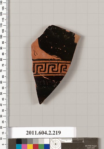 Terracotta fragment of a column-krater (bowl for mixing wine and water) or stamnos (jar)