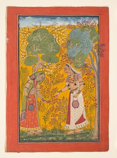 Vasanti Ragini, Page from a Ragamala Series (Garland of Musical Modes)