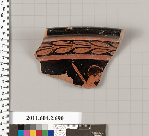 Terracotta fragment of a calyx-krater (bowl for mixing wine and water)