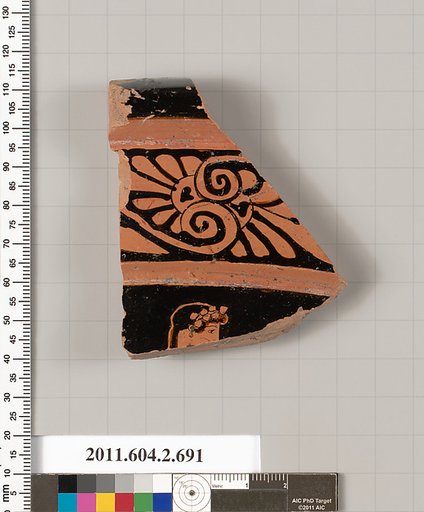 Terracotta fragment of a calyx-krater (bowl for mixing wine and water)
