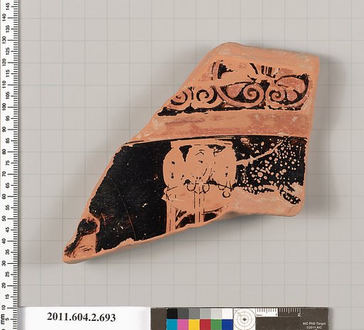 Terracotta fragment of a calyx-krater (bowl for mixing wine and water)