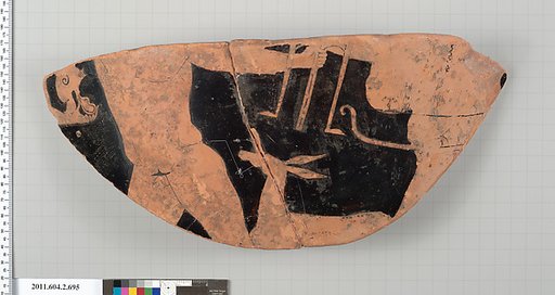 Terracotta fragment of a calyx-krater (bowl for mixing wine and water)