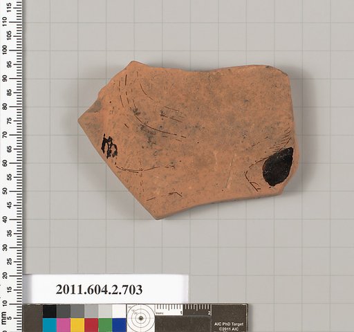 Terracotta fragment of a calyx-krater (bowl for mixing wine and water)