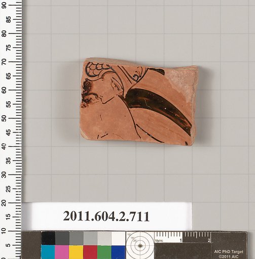 Terracotta fragment of a calyx-krater (bowl for mixing wine and water)