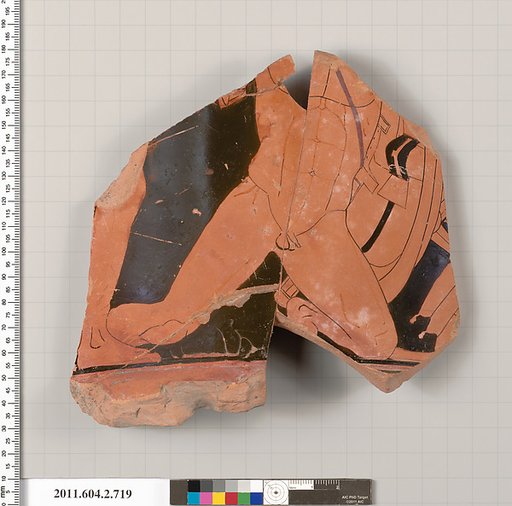 Terracotta fragment of a calyx-krater (bowl for mixing wine and water)