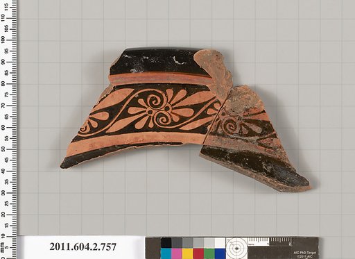 Terracotta fragment of a calyx-krater (bowl for mixing wine and water)
