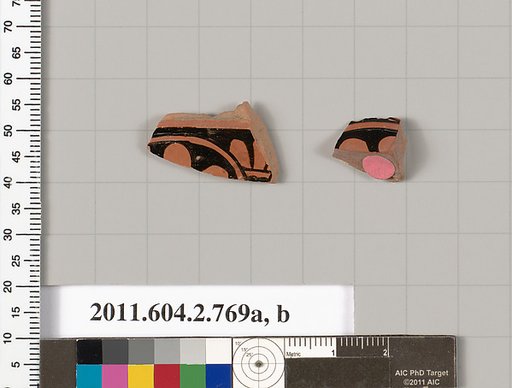Terracotta fragments of calyx-kraters (bowls for mixing wine and water)
