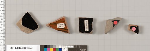 Terracotta fragments of calyx-kraters (bowls for mixing wine and water)
