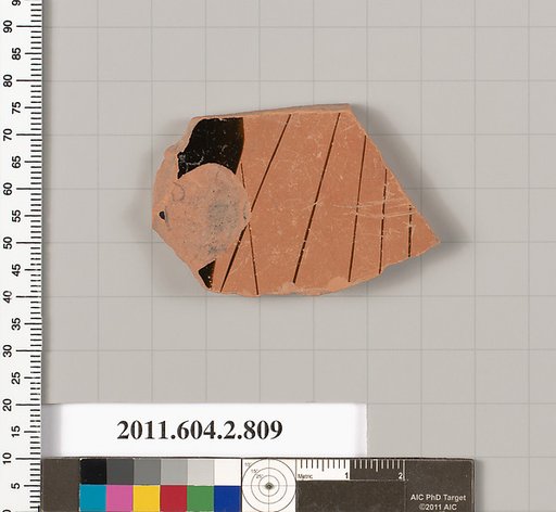 Terracotta fragment of a bell-krater (bowl for mixing wine and water)