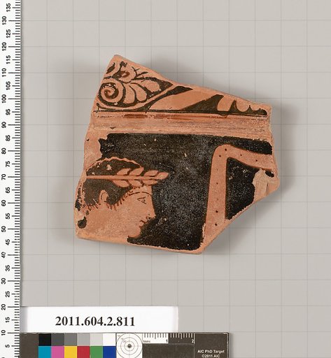 Terracotta fragment of a bell-krater (bowl for mixing wine and water)