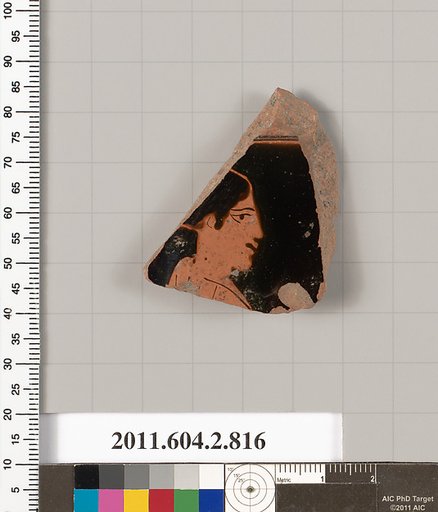 Terracotta fragment of a bell-krater (bowl for mixing wine and water)