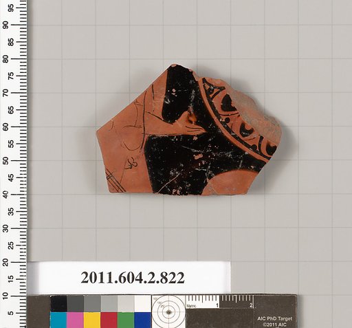 Terracotta fragment of a bell-krater (bowl for mixing wine and water)
