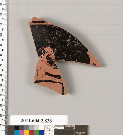 Terracotta fragment of a bell-krater (bowl for mixing wine and water)