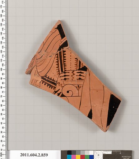 Terracotta fragment of a bell-krater (bowl for mixing wine and water)