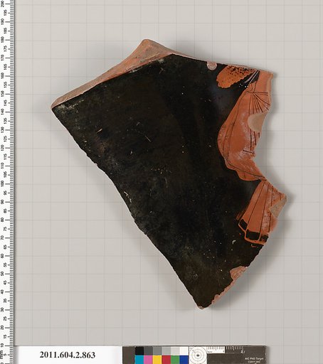 Terracotta fragment of a bell-krater (bowl for mixing wine and water)
