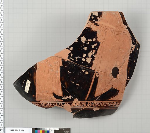 Terracotta fragment of a bell-krater (bowl for mixing wine and water)