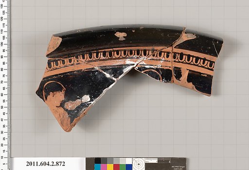 Terracotta fragment of a bell-krater (bowl for mixing wine and water)
