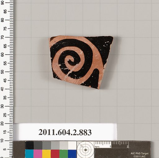 Terracotta fragment of a bell-krater (bowl for mixing wine and water)