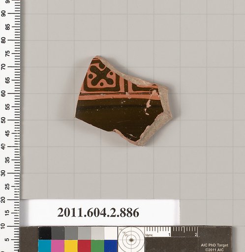Terracotta fragment of a bell-krater (bowl for mixing wine and water)