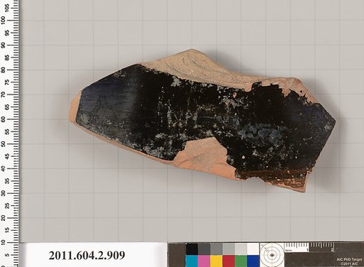 Terracotta fragment of a bell-krater (bowl for mixing wine and water)?