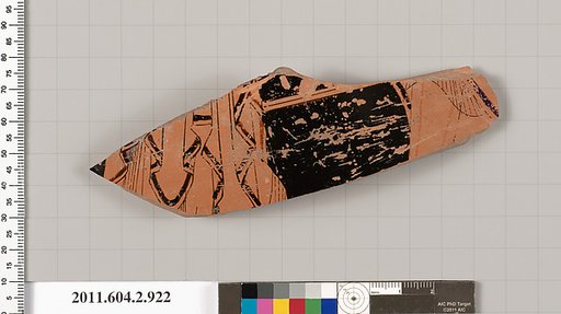 Terracotta fragment of a hydria: kalpis (water jar)
