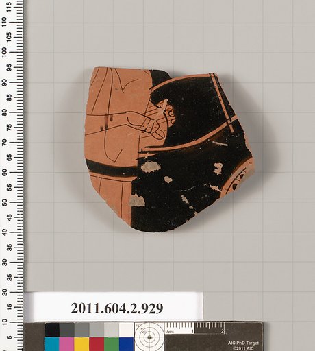 Terracotta fragment of a hydria (water jar)