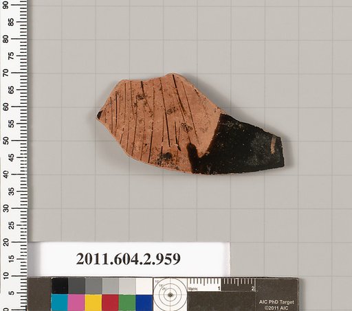 Terracotta fragment of an oinochoe (jug)