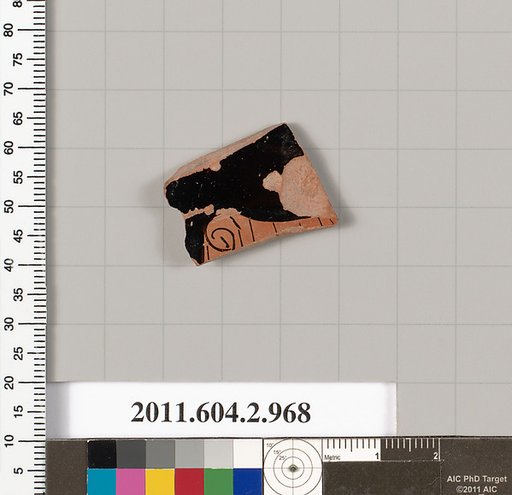 Terracotta fragment of an oinochoe (jug)