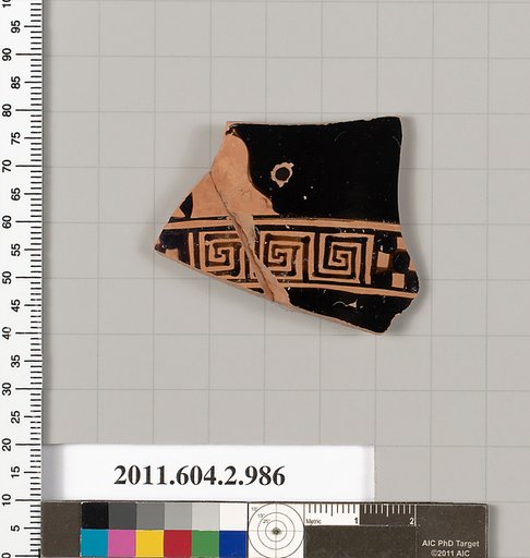 Terracotta fragment of an oinochoe (jug)
