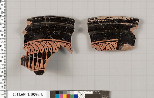 Terracotta fragments of a pelike (jar)