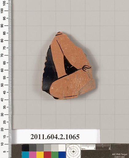 Terracotta fragment of a mug, oinochoe, shape 8