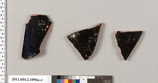 Terracotta fragments of lekythoi (oil flasks)