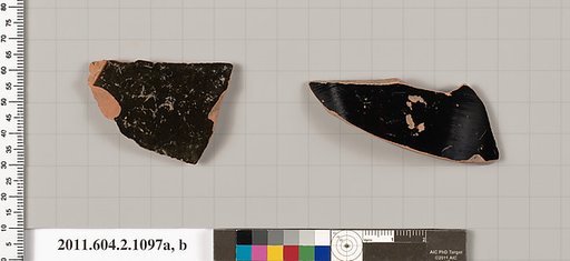 Terracotta fragments of lekythoi (oil flasks)?