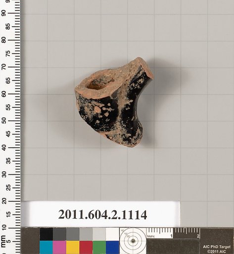 Terracotta fragment of a lekythos (oil flask)