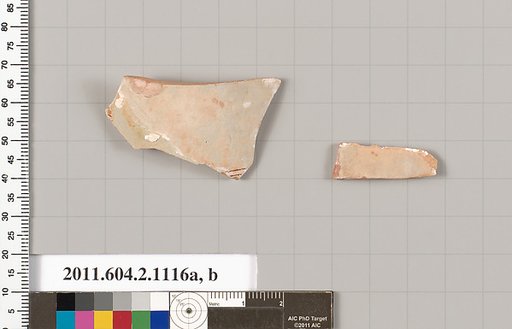 Terracotta fragments of a lekythos (oil flask)