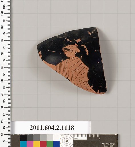 Terracotta fragment of a squat lekythos (oil flask)