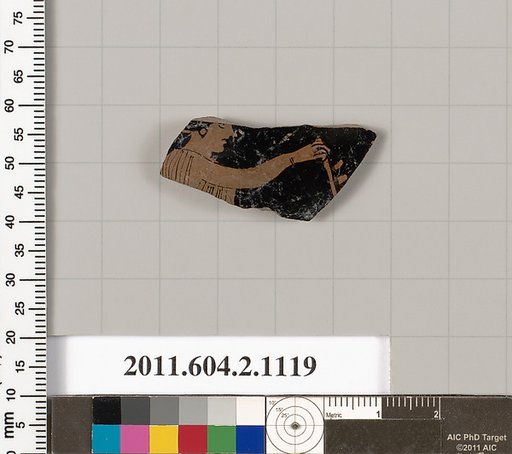 Terracotta fragment of a squat lekythos (oil flask)