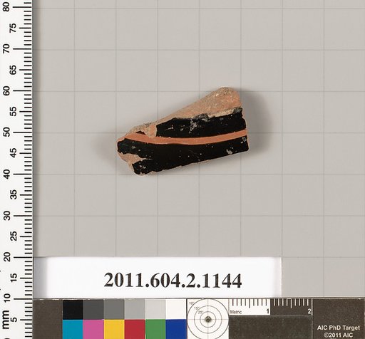 Terracotta fragment from a pyxis lid (box)?