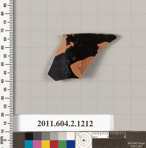 Terracotta fragment from a kantharos: head vase
