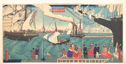 Vessels Departing from California, America