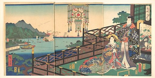 Mitsuuji in the Maruyama Pleasure District of Nagasaki (Nagasaki dejima)