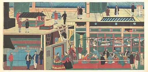 Interior of an American Steamship