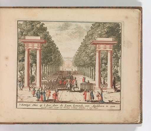 " ’t Konings Huis op 't Loo", in: Tooneel Der Voornaamste Nederlands Huizen, En Lust Hoven, Naar T Leven Afgebeeld