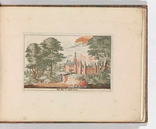'Het Huys te Westerbeeck' , in: Tooneel Der Voornaamste Nederlands Huizen, En Lust Hoven, Naar T Leven Afgebeeld