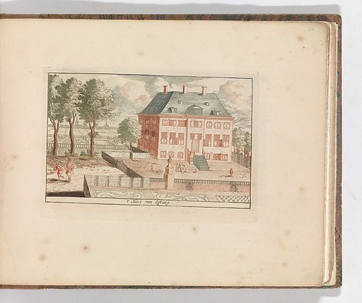 ' 't Huis van Spiring', in: Tooneel Der Voornaamste Nederlands Huizen, En Lust Hoven, Naar T Leven Afgebeeld