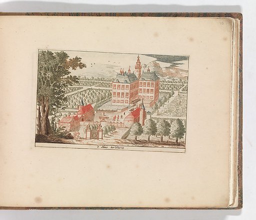 ' 't Huis ter Werve', in: Tooneel Der Voornaamste Nederlands Huizen, En Lust Hoven, Naar T Leven Afgebeeld